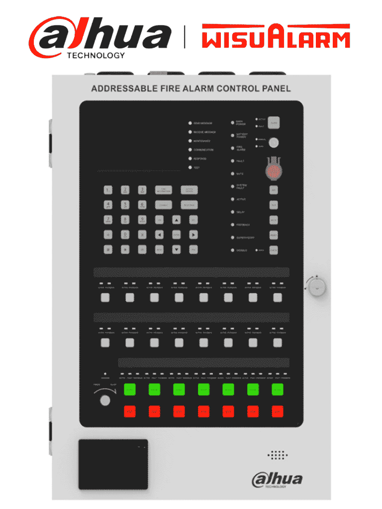 DAHUA DHI-HY-1025 - Panel de Detección de Incendio Direccionable, 500 dispositivos, Cuenta con Impresora, Pantalla LCD 4.3" (480x272), Protección contra cortocircuito, circuito abierto y sobrecorriente, Largo Historial de Eventos #LoNuevo #Wisualarm