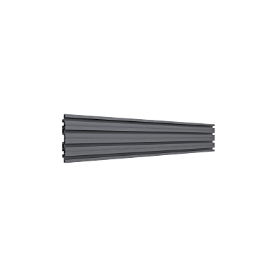 Accesorio_ Riel de Aluminio con Longitud 1000 mm |  Incluye Tapas laterales  | Compatible con estructura para Videowall | Diseño Modular