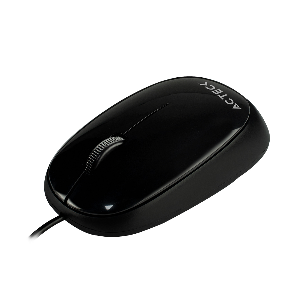 MOUSE ACTECK MA210 ALAMBRICO 1200 DPI 2 BOTONES 1.5M NEGRO  AC-928830