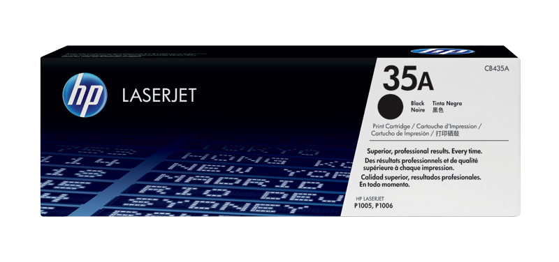 TONER HP 35A NEGRO PARA LASERJET P1002 1006 CB435A