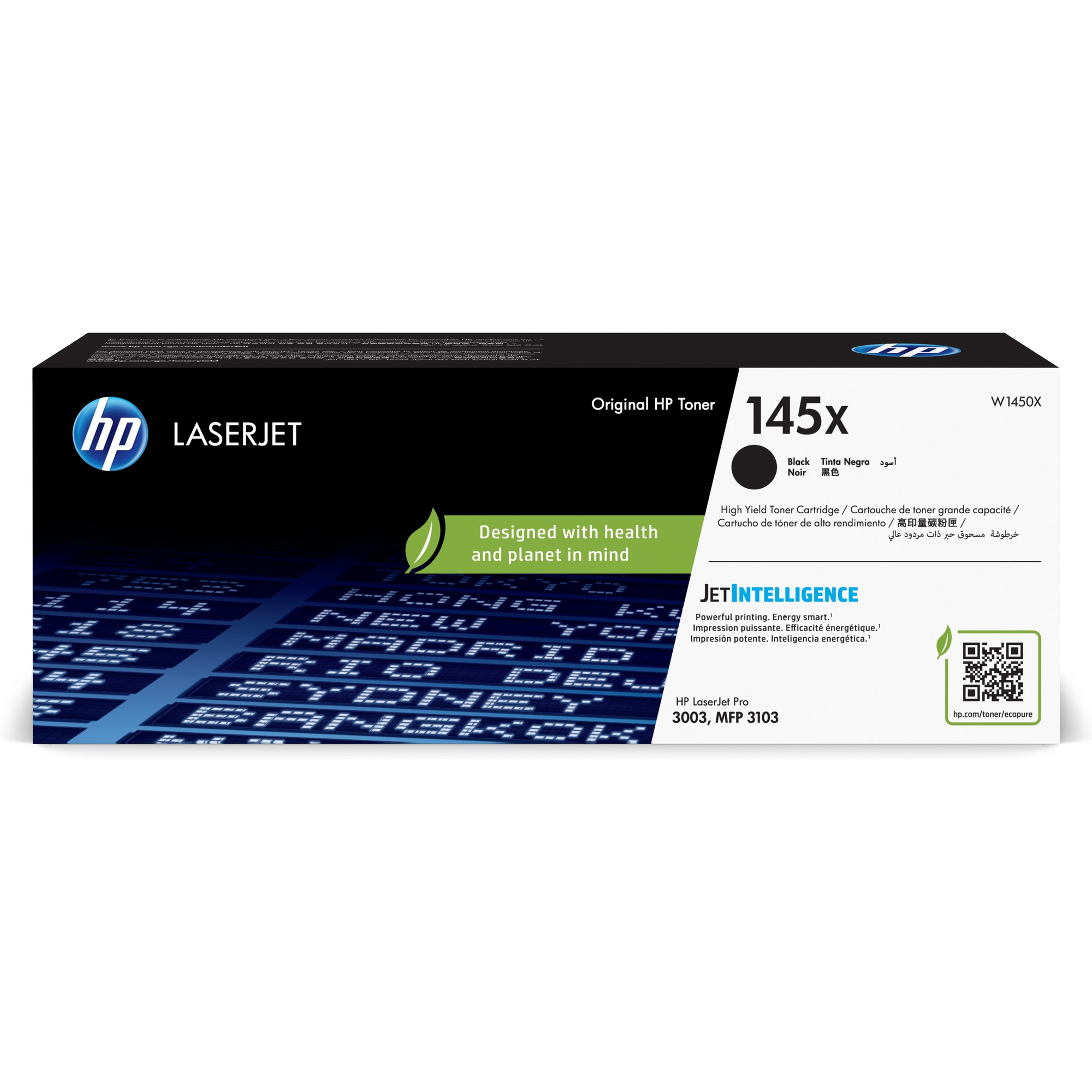 TONER HP 145X NEGRO 4MIL PAG PARA 3003 MFP 3103 (W1450X)