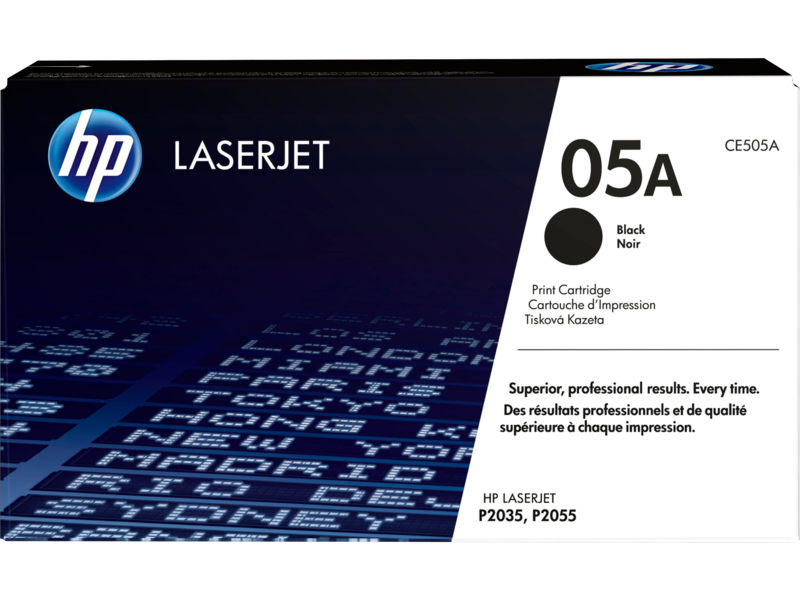 TONER HP 05A NEGRO PARA LASERJET P2035 CE505A