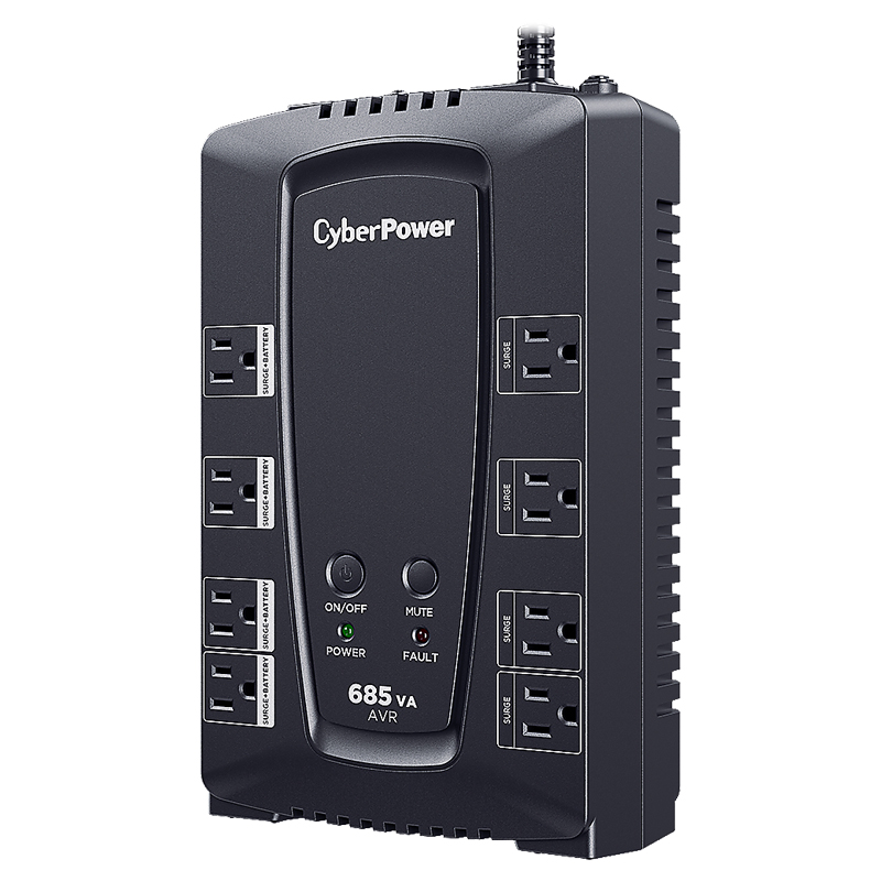 UPS/NO BREAK CYBERPOWER CP685AVRG 685VA/390W AVR COMPACTO 8 CONT