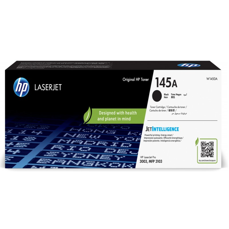 TONER HP 145A NEGRO PARA LASERJET 3003 MFP 3103 W1450A