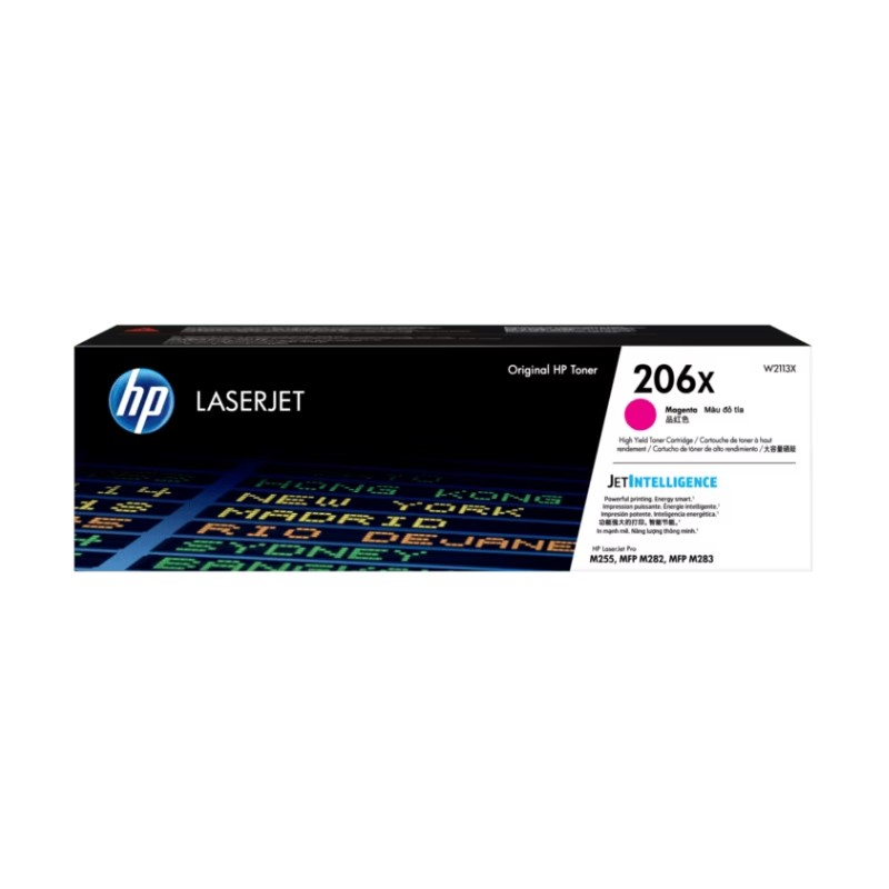 TONER HP 206X LASERJET MAGENTA PARA PRO M255 W2113X
