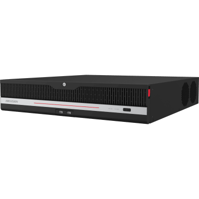  NVR 12 Megapixel (4K) / 32 Canales IP / 8 Bahías de Disco Duro / 2 Tarjetas de Red / Soporta RAID / HDMI en 4K / Soporta POS / Reconocimiento Facial / Bases de Datos / Hasta 100,000 Fotografías / AcuSearch