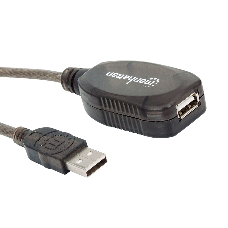 CABLE USB MANHATTAN V2.0 EXT. ACTIVA 10.0M BOLSA 151573