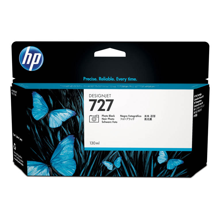 CARTUCHO DE TINTA HP 727 NEGRO FOTOGRAFICO DESINGJET ORIGINAL B3P23A