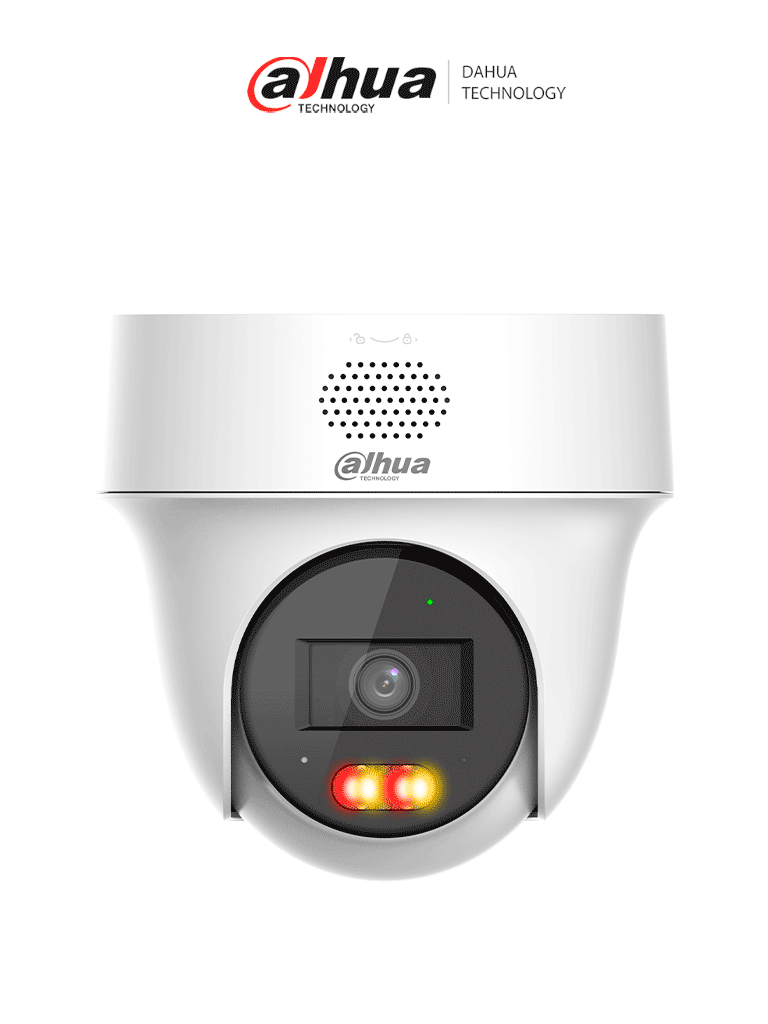 DAHUA DH-IPC-PT1239HP-PV-0280B Cámara PT IP domo de 2 MP / lente de 2.8 mm/ Detección de humanos y vehículos/ Protección Perimetral/ Disuasión activa/ Iluminador Dual inteligente/ Audio bidireccional/ PoE/ IP66/#LoNuevo