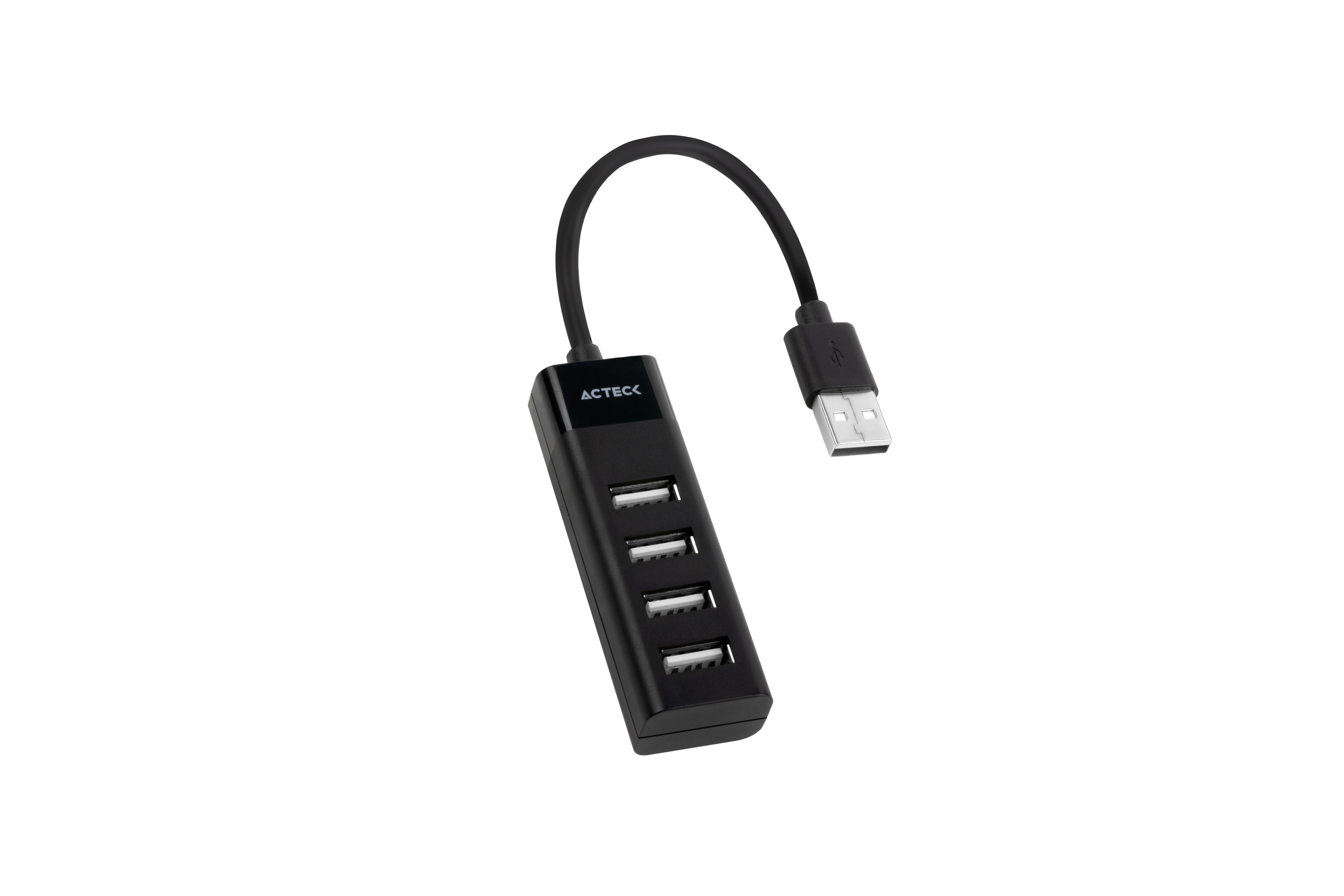 HUB ACTECK DH420 4 EN 1 USB-A NEGRO AC-934671