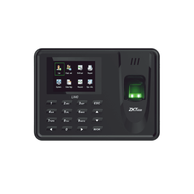 Lector de Huella con Teclado para Control de Asistencia, 500 Huellas, Genera Reporte por USB en Excel, Descarga mediante memoria USB / Incluye Fuente (solo en idioma ingles)