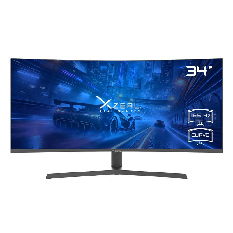 MONITOR XZEAL 34" XZEAL XZ6010-1 PANEL CURVO VA WQHD 165HZ 4MS NEGRO (XZMO342B)