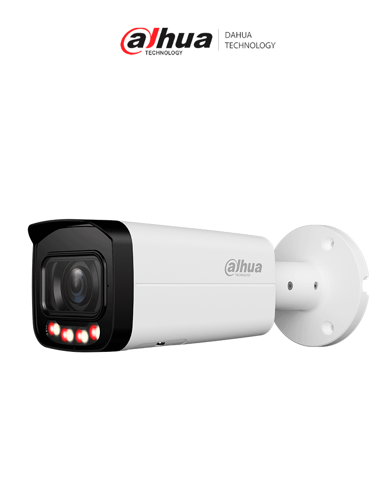 DAHUA DH-IPC-HFW3849T-ZAS-IL Cámara IP Bullet 4K de 8 MP/ lente motorizado 2.7-13.5 mm/ AcuPick/ Wizsense/ SMD 4.0. / Iluminador Dual Inteligente/ Protección Perimetral/ AI SSA/ IR 60m/ dual light/  IP67/ WDR/ #LoNuevo