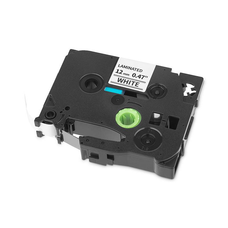 CINTA DE ETIQUETAS LAMINADA QIAN (6 PACK) NEGRO/ BLANCO QZE-221