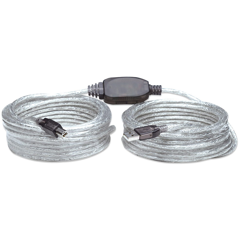 CABLE USB MANHATTAN V2.0 A-B 11.0M ACTIVO 510424