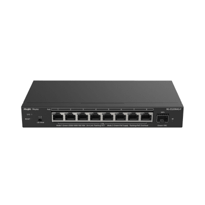 Switch Administrable Capa 2 con PoE++ Multi-Gigabit, 8 puertos 2.5Gb y 1 SFP+ 10G, hasta 130w estándar 802.3bt