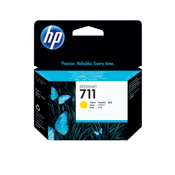 CARTUCHO HP 711 AMARILLO DESIGNJET DE 29ML CZ132A