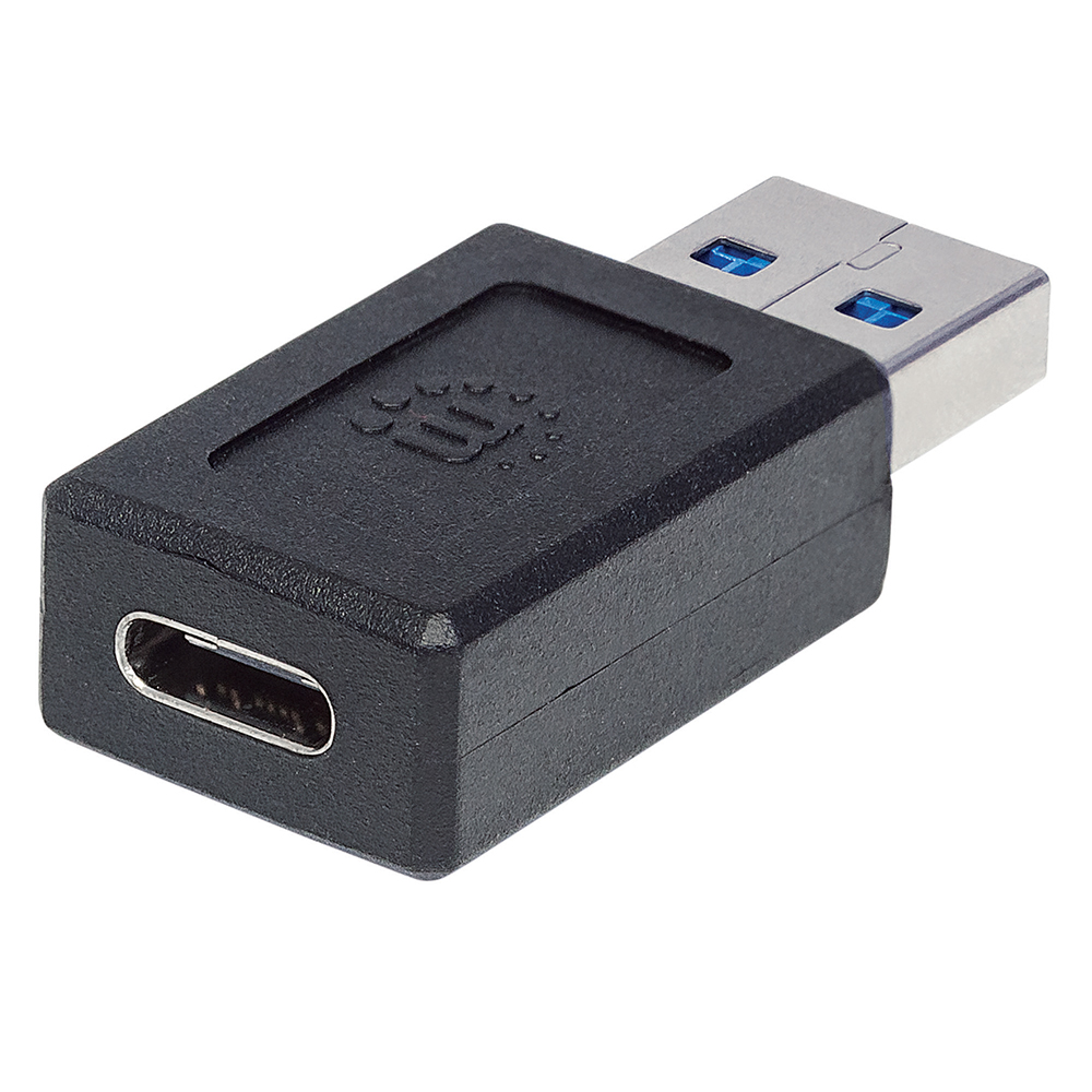 ADAPTADOR MANHATTAN USB TIPO C V3.1 AM-CH NEGRO 354714