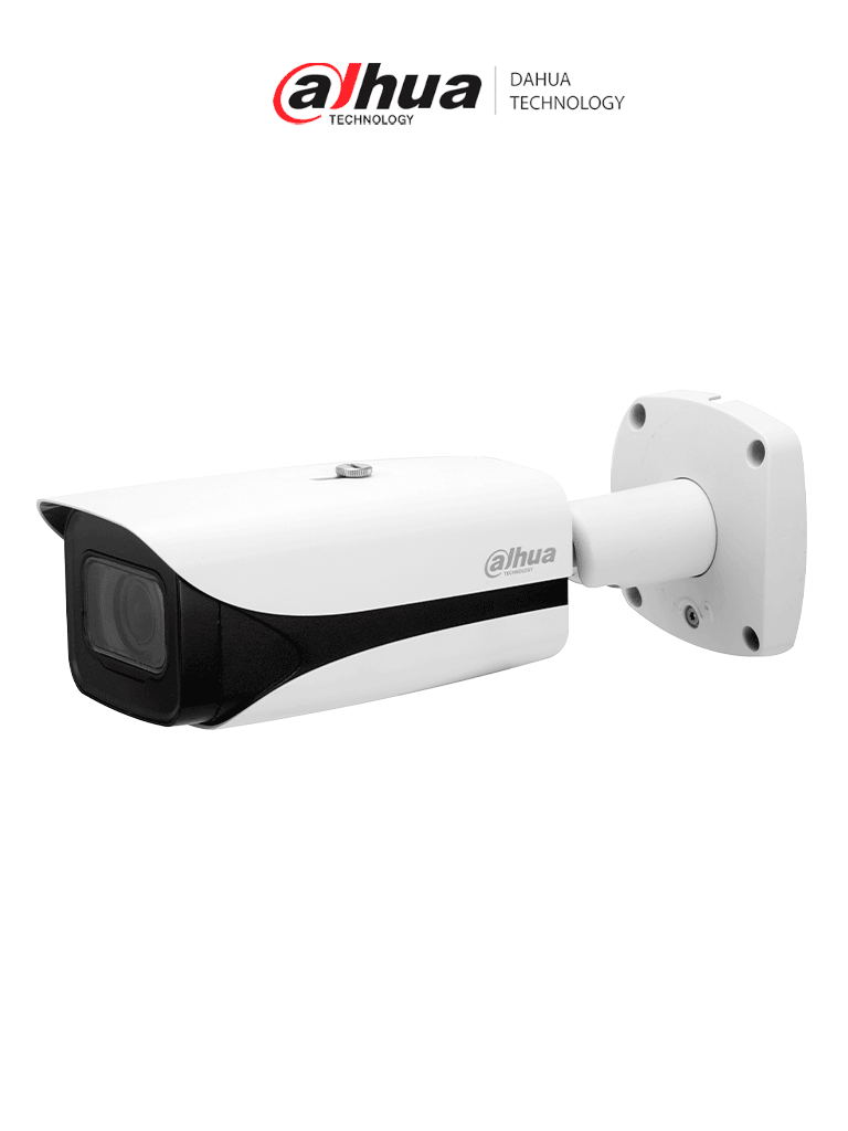 DAHUA DH-IPC-HFW5442E-ZE - Camara IP Bullet de 4 Megapixeles/ Lente Motorizado 2,7 mm–12 mm/ WizMind/ IR de 60 Metros/ Deteccion Facial/ proteccion perimetral/ Conteo de personas/ ePoE/ IK10/ Ranura para MicroSD