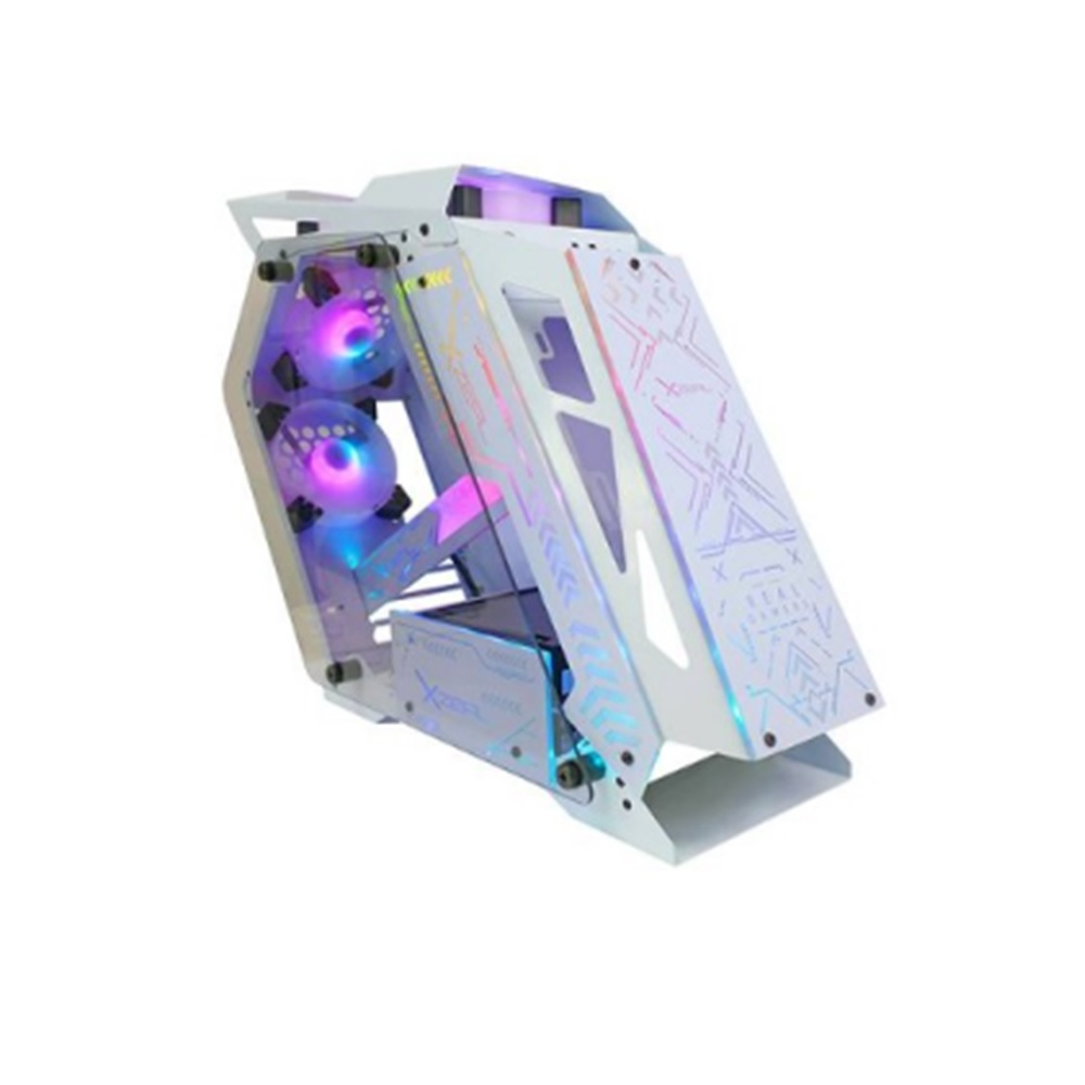 GABINETE XZEAL GAMER IR02 M-ATX  VENT ARGB BLANCO (XZGAIRRGBW)