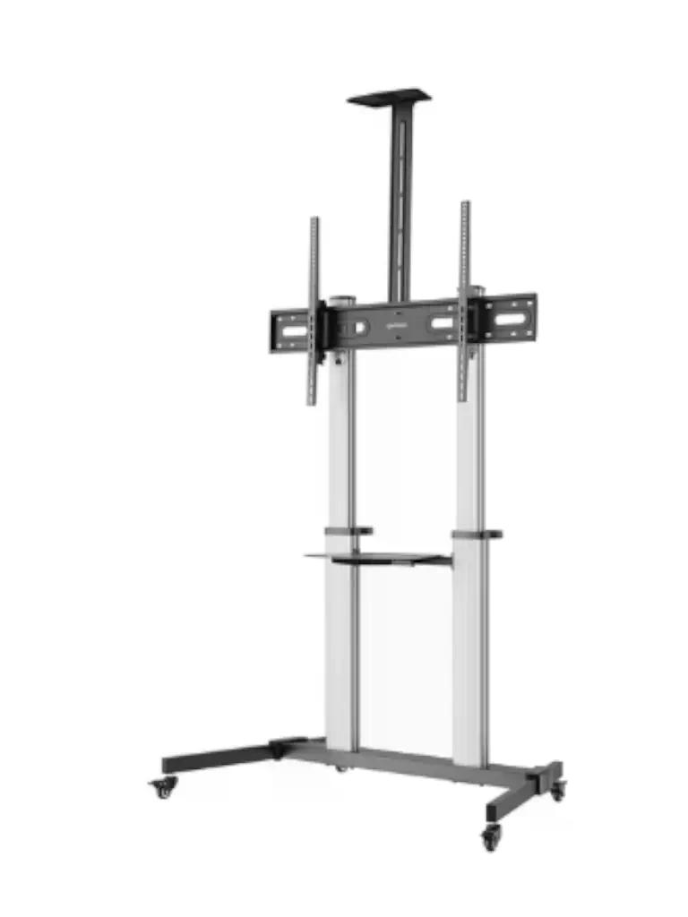 MANHATTAN - 462563 - Soporte de aluminio ajustable en altura para TV multimedia, de 60» a 100