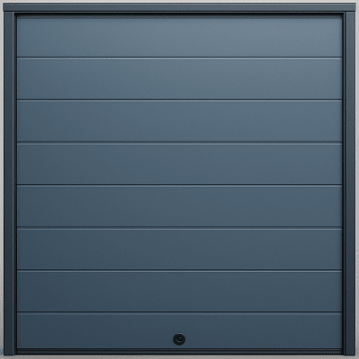 Puerta D / Garage D / Alta Calidad / Linea Central / Color GRIS /  acabdo DELUXE / 18X9 pies / AISLADA / Estilo Americana.