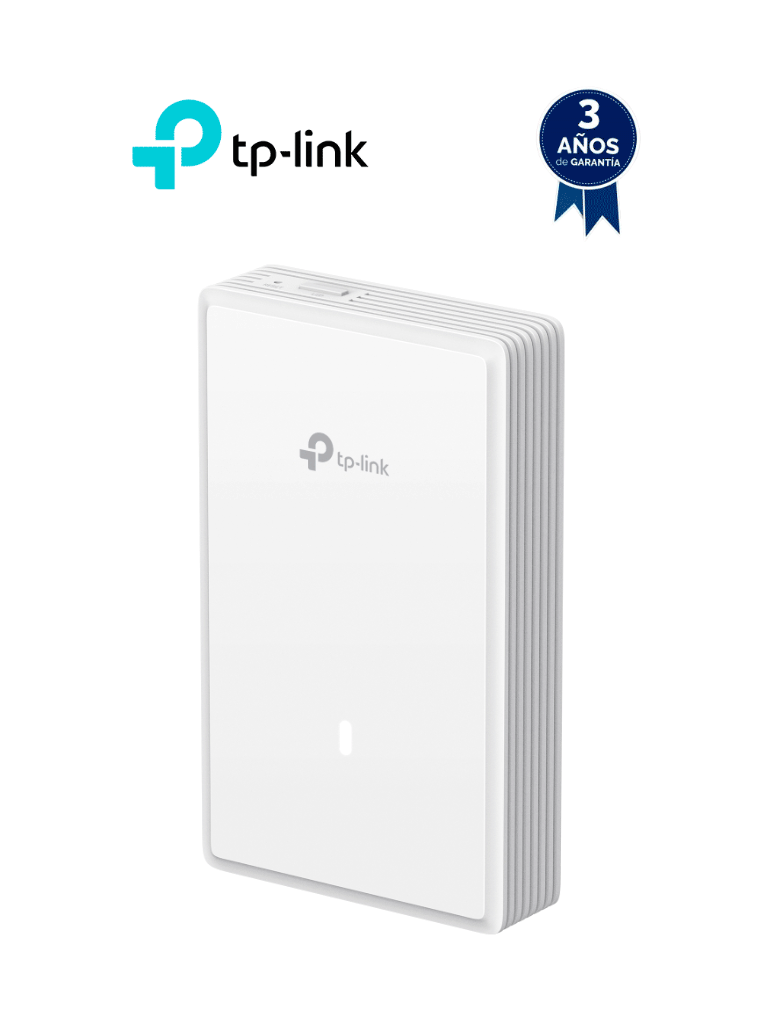 TP-LINK EAP725-Wall- Punto de acceso Wi-Fi 7 para montaje en techo BE5000, doble banda (4324 Mbps en 5 GHz + 688 Mbps en 2,4 GHz) , 1 puerto 2,5 GbE libera todo el potencial de Wi-Fi 7 Funciones avanzadas , Gestión centralizada, Mesh y Seamless Roaming