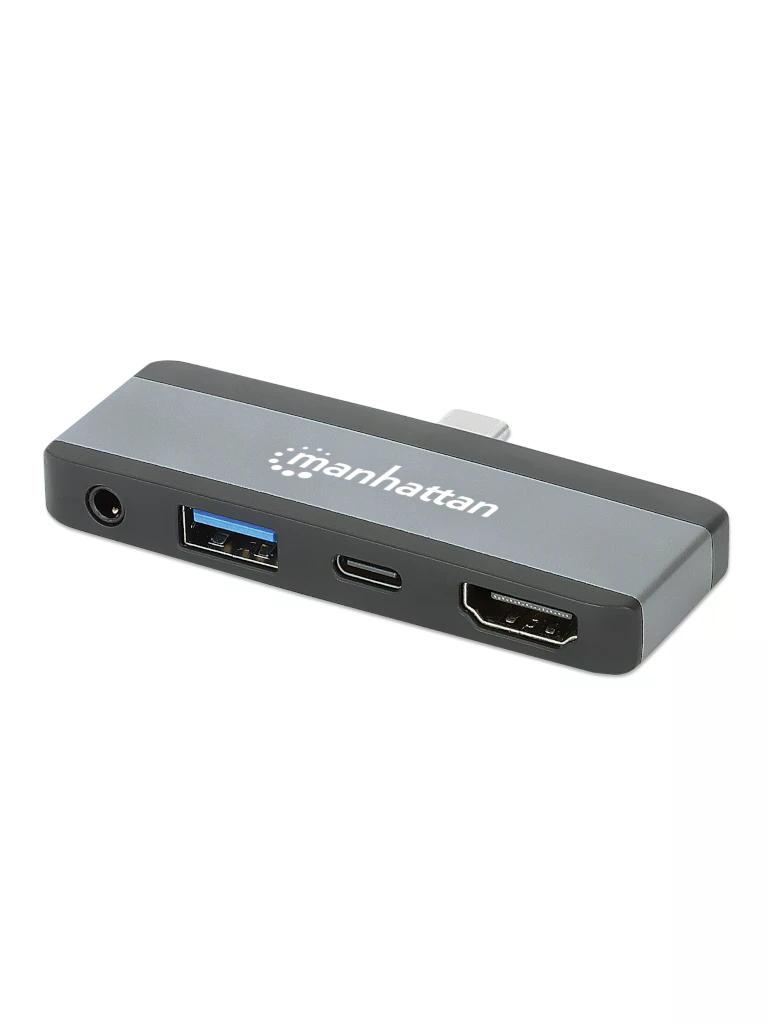 MANHATTAN - 190404 - Docking Station USB-C 4 en 1 adaptador portátil