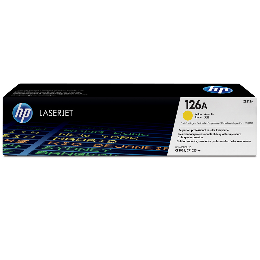 TONER HP 126A AMARILLO PARA M175NW MFPARA M275MFPARA CP1025NW CE312A