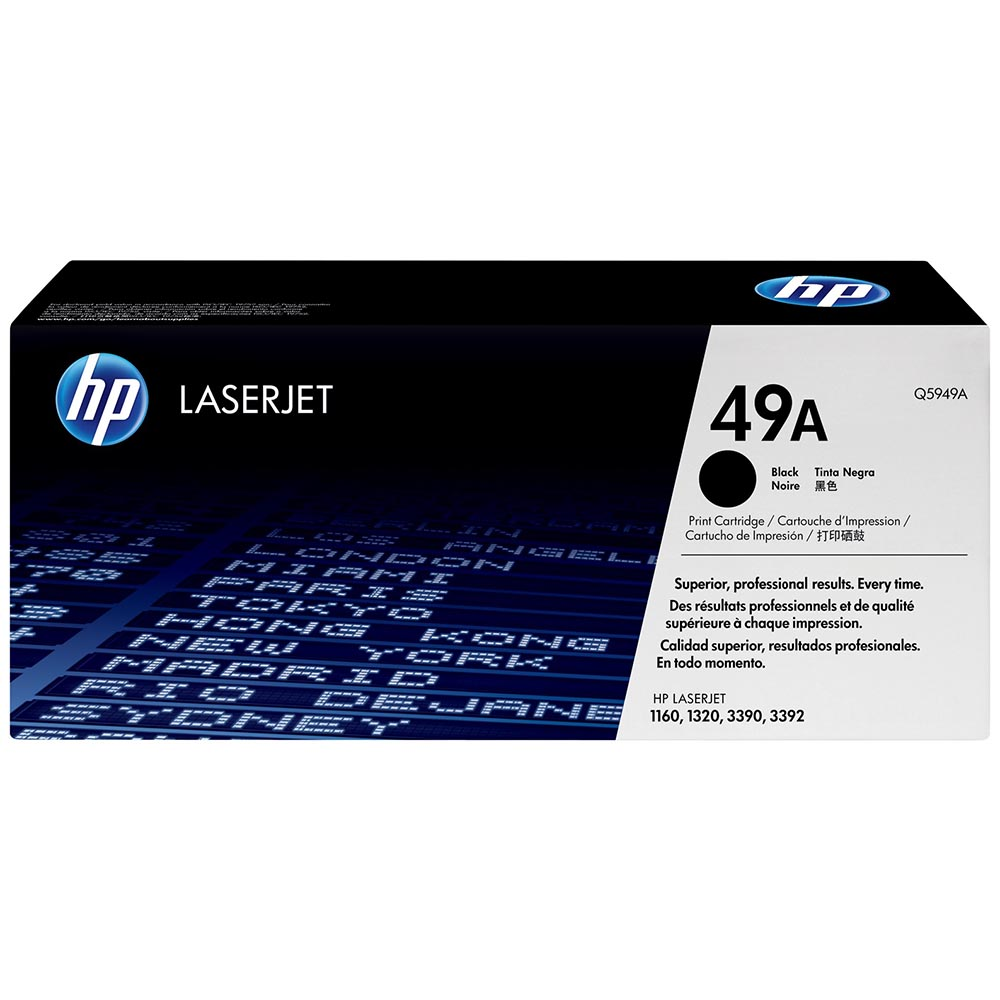 TONER HP 49A NEGRO PARA 1160 1320 1320NW 1320TN Q5949A