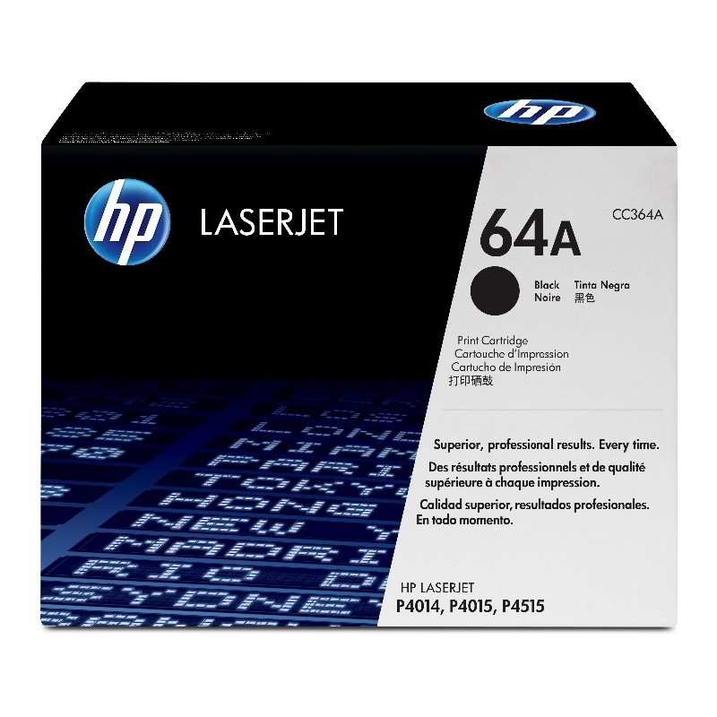 TONER HP 64A NEGRO PARA P4014N P4014DN P4015N P4015DN CC364A
