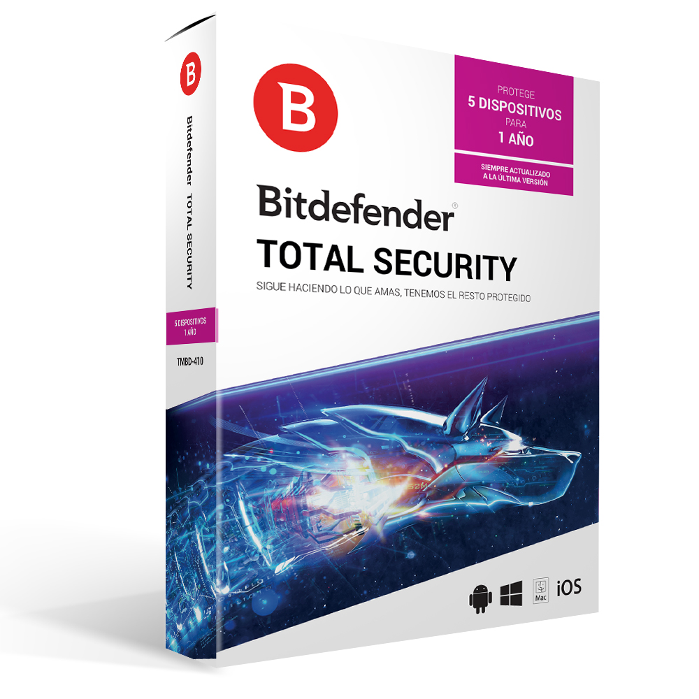 BITDEFENDER TOTAL SECURITY MD 1YR 5USR (TMBD-410)