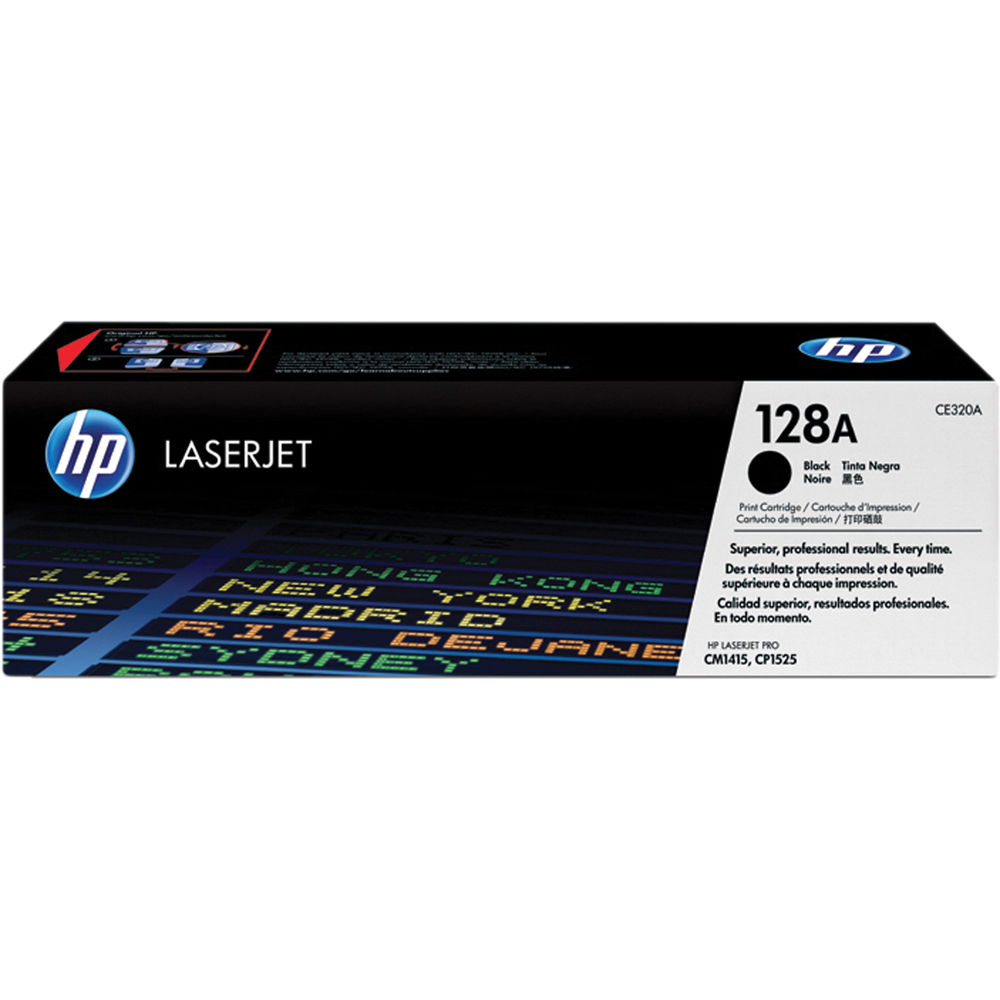 TONER HP 128A NEGRO PARA CM1415FNW MFPARA CP1525NW CM1415FN CE320A
