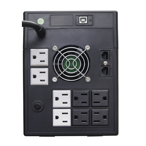 NO BREAK/UPS VICA 2200VA/1200W 10 TOMAS, RJ11/45 PANTALLA LCD (S 2200)