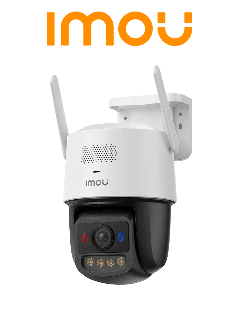 IMOU IPC-U7LN-6V0NE - Titan Pro 6MP P, WIFI, LENTE DE 3.6MM, NIGHT VISIÓN: 30 MTS SD 512GB, ALGO PLAY, 2 LUCES DE ADVERTENCIA ROJAS Y AZUL, AUDIO EN DOBLE VIA, SIRENA DE 125DB DOBLE BANDA 2.4/5G, AURORA.