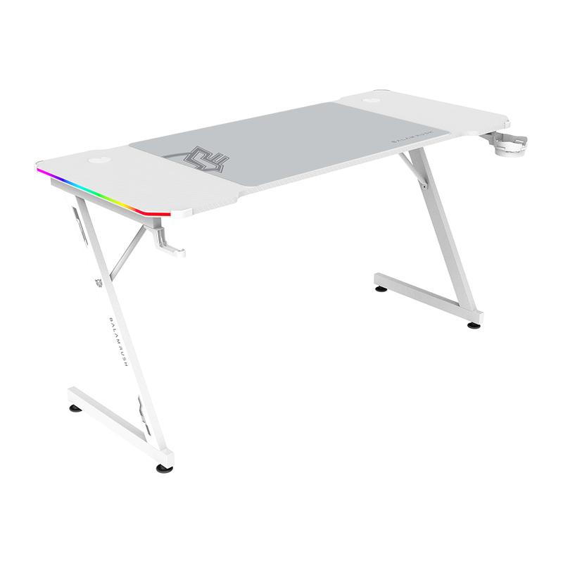 ESCRITORIO GAMER BALAM RUSH OLYMPUS SPOT GLOW MRX6000 BLANCO (BR-941402)