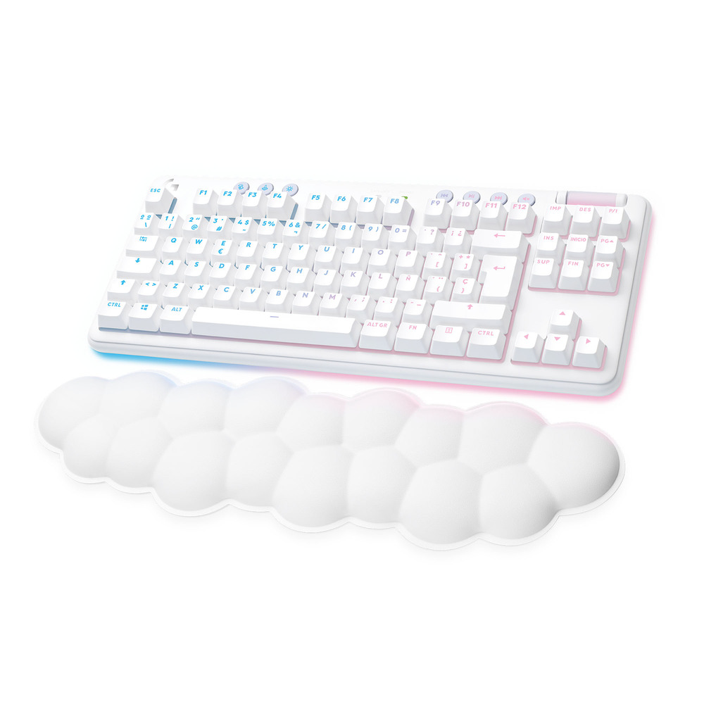 TECLADO LOGITECH G715 TKL C/REPOSAMANO BT LINEAL OFFWHITE (920-010684)