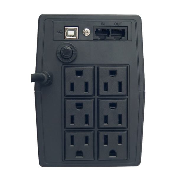 NO BREAK/UPS VICA 750VA/375W 6 TOMAS RJ11/45 LEDS 420 JOULES (OPTIMA750)