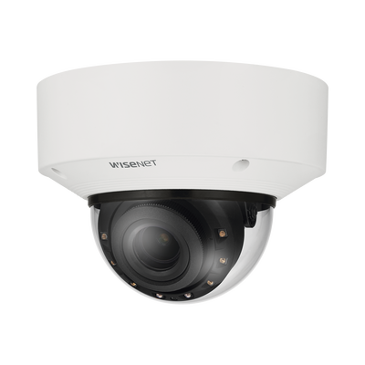 Cámara Domo IP 6MP con IA, Antivandalico / Lente Motorizado de 4.4 a 9.3mm / P-Iris, WDR 120dB / Ranura SD / IP66 IP67 NEMA4X IK10