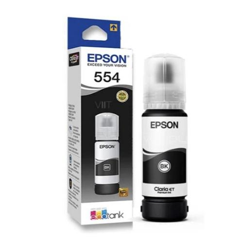 BOTELLA DE TINTA EPSON ECOTANK T555 NEGRO FOTOGRAFICO 70ML T555120-AL