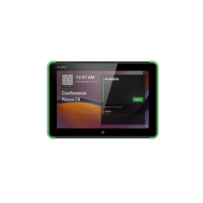 Panel Touch Para Programación De Salas De Reuniones Todo En Uno Con Indicadores LED Laterales Moderno y Ultrafino