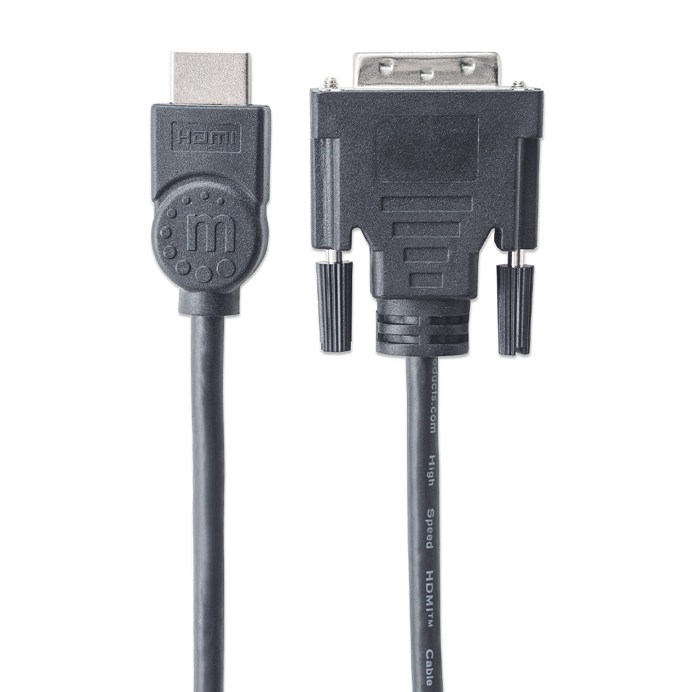 CABLE VIDEO HDMI MANHATTAN DVI-D M-M  1.8M 372503
