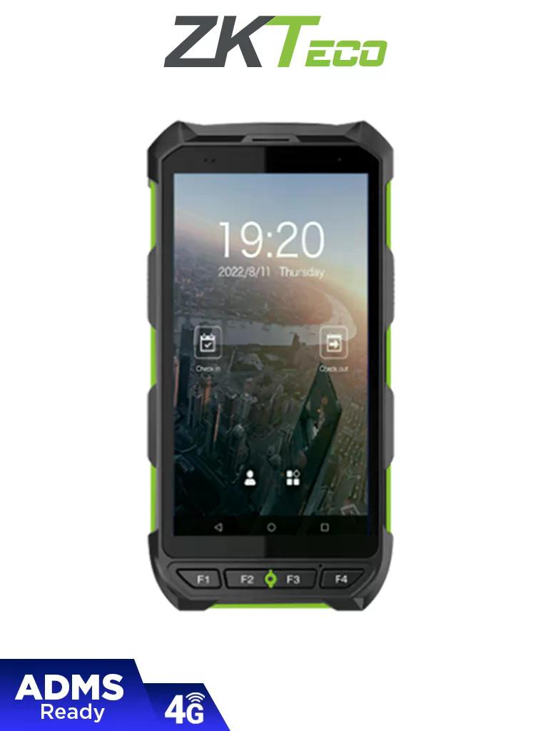 ZKTECO HORUS H1 - Control de asistencia de reconocimiento facial Visible Light con bateria de respaldo / 50,000 Rostros / IP65 /WiFi / 4G