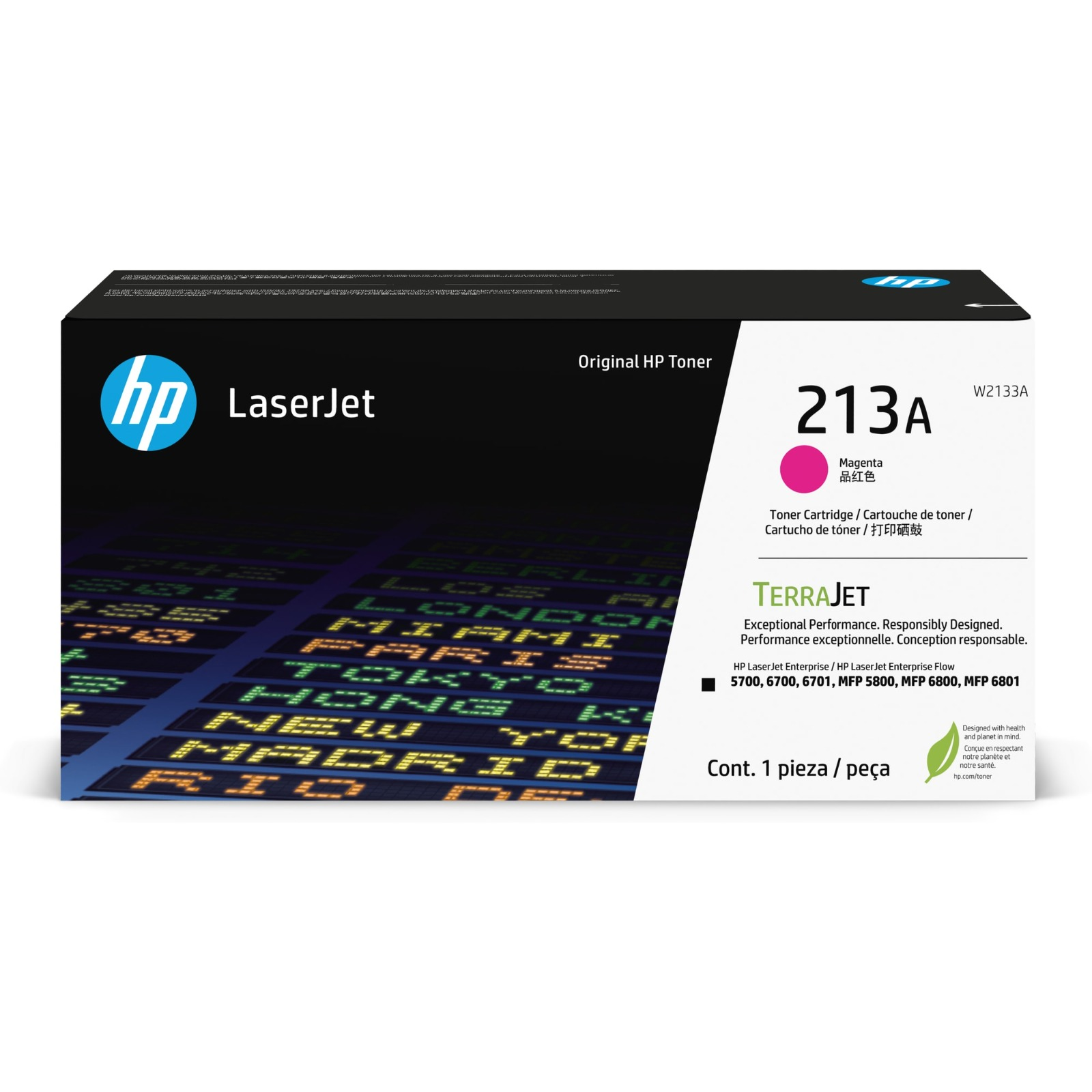 TONER HP 213A LASERJET MAGENTA PARA 5700 6700 MFP 5800 6800 W2133A