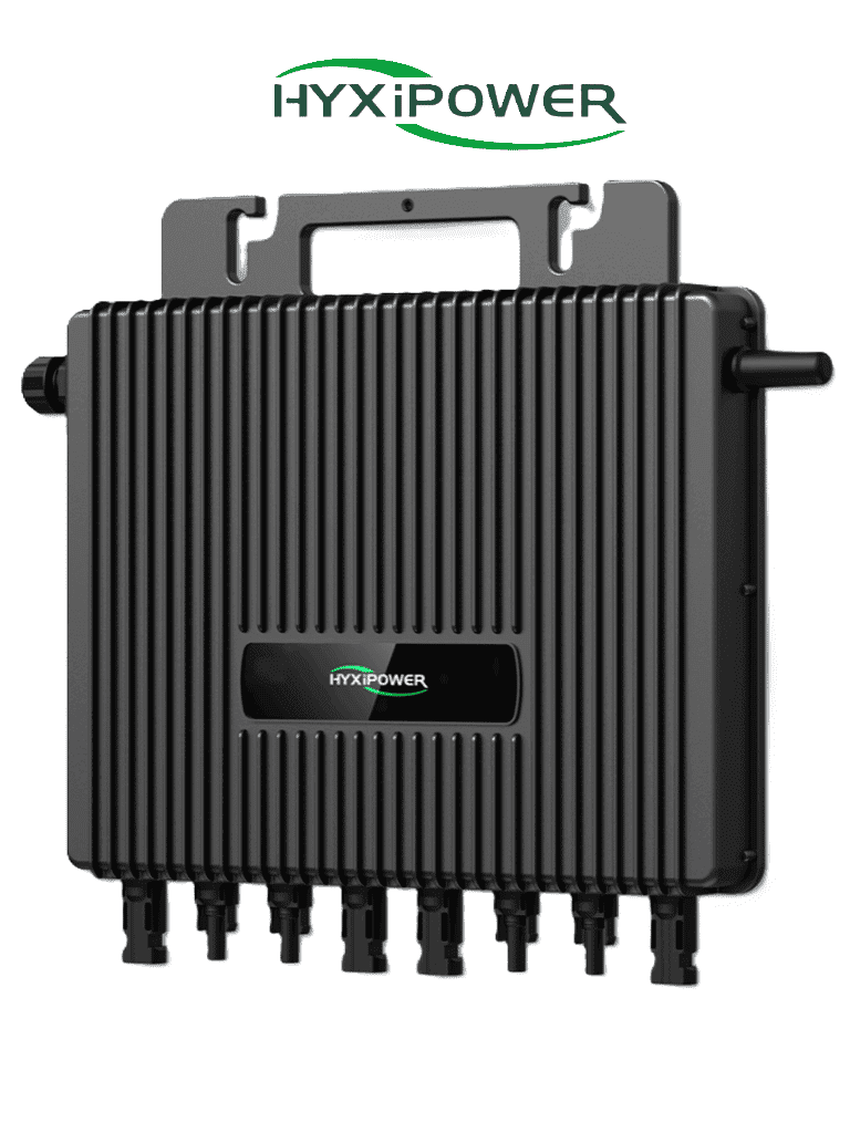MICROINVERSOR HYX-M2000-SW - Microinversor Residencial / Potencia Salida 2000W / Comunicación WIFI / Conexión Hasta 4 Módulos Solares / Protección IP67 / Diseño Tipo Gancho / Plug & Play