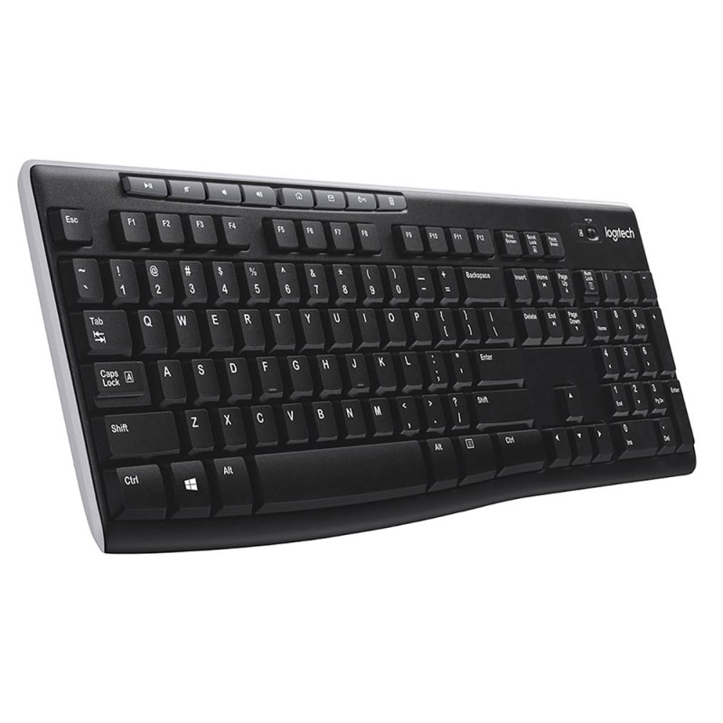 TECLADO LOGITECH K270 INALAM USB UNIFYING PLUG&PLAY BLACK (920-004426)