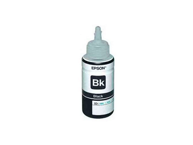 BOTELLA DE TINTA EPSON ECOTANK FOTO T673 NEGRO L800 L1800 70ML T673120-AL