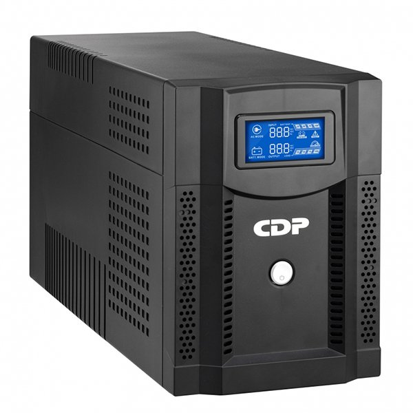CDP UPRS-2008 2000VA/1400W UPS INTERACTIVA AVR 8 SALIDAS, PROTECCION RJ45, LCD, SOFTWARE 120 VAC