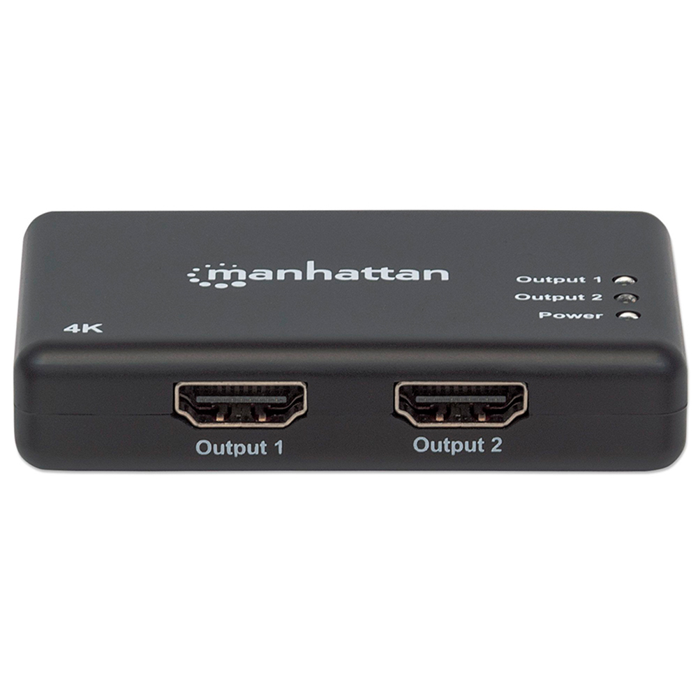 VIDEO SPLITTER MANHATTAN HDMI UHDTV 4K 30 HZ, 1 IN: 2 OUT 207669