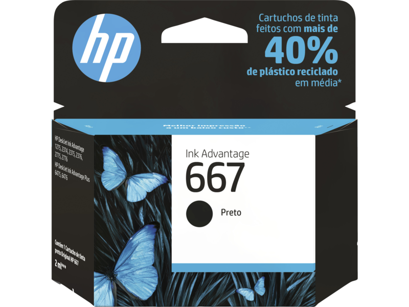 CARTUCHO HP 667 TRICOLOR INK ADVANTAGE 3YM78AL